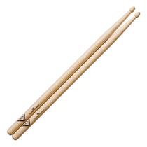 Bastões de tambor Vater 5B Wood Tip Hickory, par Bastões de tambor Vater 5B Wood Tip Hickory, par