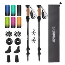 Bastões de trekking KINGGEAR TP1 Nordic Walking Stick em alumínio