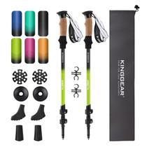 Bastões de trekking KINGGEAR TP1 Nordic Walking Stick em alumínio