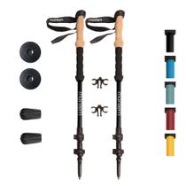 Bastões de trekking Montem Ultra Light 100% fibra de carbono (2 pólos)