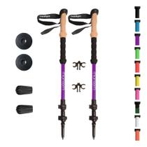 Bastões de trekking Montem Ultra Strong Purple EVA Foam Grip