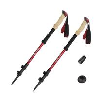 Bastões De Trekking Telescópicos De Alumínio Ultraleves 2PCS, Bastões Portáteis Para Caminhadas E
