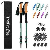 Bastões de trekking TheFitLife Lightweight 7075 Aluminium
