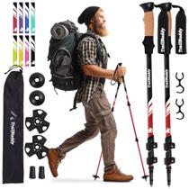 Bastões de trekking TrailBuddy leves e dobráveis Bastões de trekking TrailBuddy leves e dobráveis