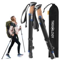Bastões de trekking TREKOLOGY TREKZ Cork SE ajustáveis 110-130 cm