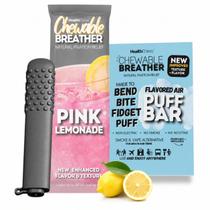 Bastões Mastigáveis Inaladores Health Chews Sabor Pink Lemonade Sem Fumaça para Aromaterapia Bastões Mastigáveis Inaladores Health Chews Sabor Pink Lemonade Sem Fumaça para Aromaterapia