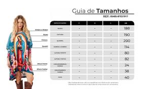 Bata Ampla Azul Nossa Senhora De Guadalupe Yacamim B23