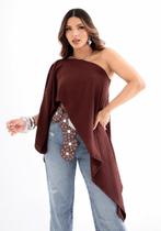 Bata Boho soltinha estilo 4 em 1 feminina blusa ampla moda Bata Boho soltinha estilo 4 em 1 feminina blusa ampla moda