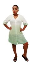 Bata Camisão Blusão 2 Cores - Verde Claro XG