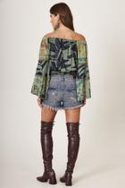 Bata Ciganinha Verde Patchwork Yacamim B6