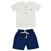 Bata com Shorts Surf - Creme - Grow Up Bata com Shorts Surf - Creme - Grow Up