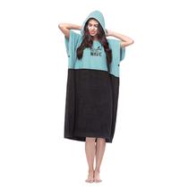 Bata de Cambio y Poncho de Surf Vulken Extra Grande Azul Turquesa para Mujer