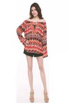 Bata Facinelli Estampada Laranja