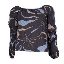 Bata Feminina Habana Estampada Preta