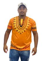 Bata Importada Masculina Indiana Estampada Africana Regga340