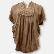 Bata Indiana Poncho Bordado Kaftan Plus Size 5600 -