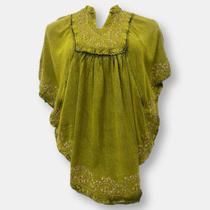 Bata Indiana Poncho Bordado Kaftan Plus Size 5600 Bata Indiana Poncho Bordado Kaftan Plus Size 5600