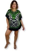 Bata Kaftan Indiana Estilo Poncho Saída de Praia 5819 - Sarat Moda Indiana