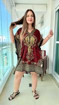 Bata Kaftan Indiana Saída De Praia Plus Size - Cod. 0191