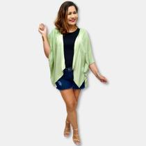 Bata Kimono Estampado Viscose Tendência Moda Boho