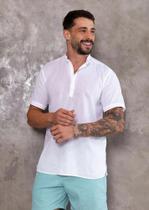 Bata linho manga curta M