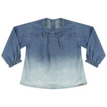 Bata Look Jeans Degradê Jeans - UNICA - P