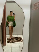 bata multiformas Blusa Fluida com Sobreposição e Top Interno