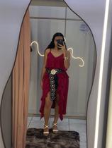 Bata Nubia Blusa de Alça com Babado Frontal boho Bata Nubia Blusa de Alça com Babado Frontal boho