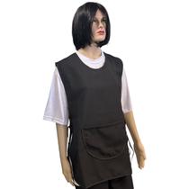 Bata preta g em oxford unissex resistente ideal para uniforme de cozinha e bares