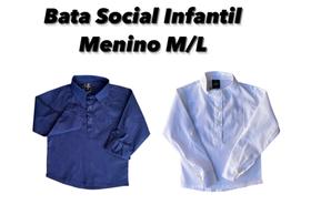 Bata Social 3/4 Infantil Menino Confortável Envio Já - Rugido Kids