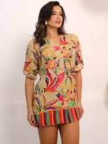 Bata Tunica feminina Viscose Saida De Praia 346 Bata Tunica feminina Viscose Saida De Praia 346