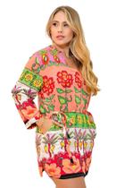 Bata Tunica indiana Bata feminina Viscose Saida De Praia 362