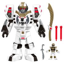 Batalha Ranger Ranger Branco e Tigerzord Imaginext CJP63 - Mattel