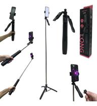 Batao Tripe Selfie 1,6m P celular C Controle Bluetooth T