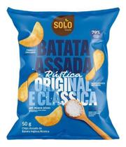 Batata Chips Boomi Sal Marinho 100g - Snack Saudável - Solo Snacks