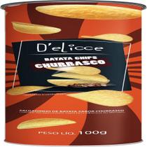 Batata chips churrasco 100g delicce Batata chips churrasco 100g delicce