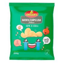 Batata Chips Croques Creme de Cebola 200g Batata Chips Croques Creme de Cebola 200g