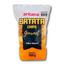 Batata Chips Gourmet Sabor Natural Aritana 160g Batata Chips Gourmet Sabor Natural Aritana 160g