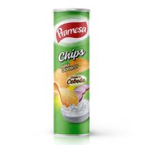 Batata Chips Pramesa Sabor Creme e Cebola 100g Pacote Salgadinho Crocante Nacional Ideal para Petiscos Batata Chips Pramesa Sabor Creme e Cebola 100g Pacote Salgadinho Crocante Nacional Ideal para Petiscos