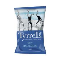 Batata chips sabor sal marinho tyrrells inglaterra 150g