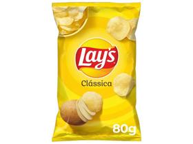 Batata Clássica Lays Pacote 80g Batata Clássica Lays Pacote 80g