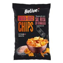 Batata Doce Chips Belive Com Sal Do Himalaia 50G