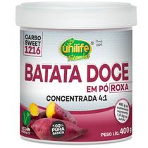 Batata Doce Roxa em pó 100% Pura 400g Unilife Batata Doce Roxa em pó 100% Pura 400g Unilife