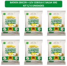 Batata Ebicen + Lev Cebola e Salsa 50g - kit c/ 6 unds