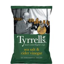 Batata Frita com Sal Marinho e Vinagre Tyrrells 150g Batata Frita com Sal Marinho e Vinagre Tyrrells 150g
