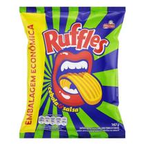 Batata Frita Ondulada Cebola e Salsa Elma Chips Ruffles 167g Embalagem Econômica Batata Frita Ondulada Cebola e Salsa Elma Chips Ruffles 167g Embalagem Econômica