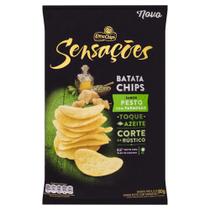 Batata Frita Sensações Pesto com Parmesão Elma Chips 80g Batata Frita Sensações Pesto com Parmesão Elma Chips 80g