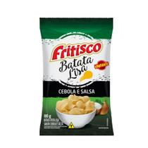 Batata Fritisco Lisa Cebola E Salsa 80g Com 10 Unidades