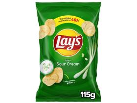 Batata Lays Sabor Creme de Cebola 115g Batata Lays Sabor Creme de Cebola 115g