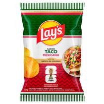 Batata Lays Sabor Taco Mexicano Copa do Mundo da FIFA 26 62g Batata Lays Sabor Taco Mexicano Copa do Mundo da FIFA 26 62g